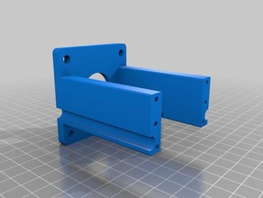 bubblegum cnc proxxon mf70 conversion kit added bracket nema23 stepper parts 3d print model - Mito3D