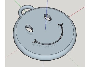 smiling face other 3d print model - Mito3D