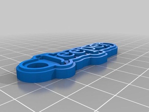 jeeper Schlüsselanhänger angepasst 3d print model - Mito3D
