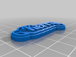 kerry keychains customized 3d print model - Mito3D