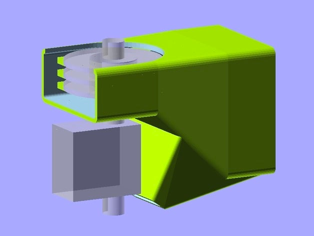 fin-montado duto do ventilador 3d a impressora partes de refrigeração personalizador sistemas fanduct hotend pla 3D print model - Mito3D