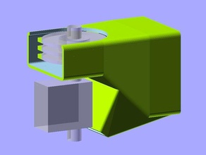 fin-mounted fan-duct 3d Drucker Teile - Lüfter customizer fanduct hotend-Kühlung pla 3d print model - Mito3D