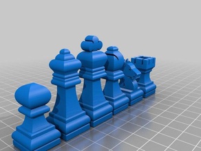 échecs passargad type 3d print model - Mito3D