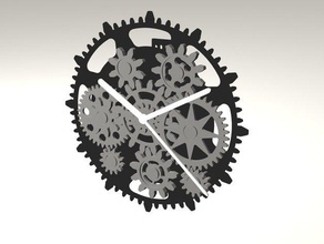 orologio gear famiglia arredamento decorazione 3d print model - Mito3D