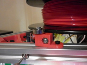 kossel mini reel holder large hubs 3d printer parts 3d print model - Mito3D