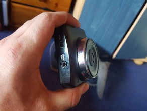 transcend drivepro 200 argenté de la caméra dash cam briller réducteur 3d print model - Mito3D