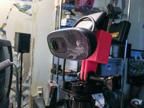 logitech webcam c270 gopro-estilo de montaje equipo los pulpos octoprint 3d print model - Mito3D
