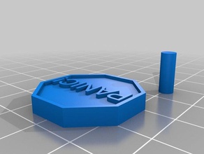 panic button wanhao duplicator i3 remixed 3d printer accessories 3d print model - Mito3D