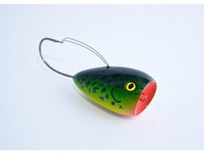 croatian egg lure sport outdoors fishing fish lures topwater 3d print model - Mito3D