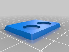 fow small base 2 slots magnet games 3d print model - Mito3D