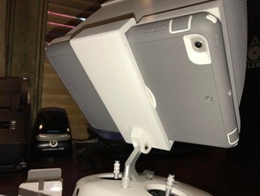 dji phantom ipad mini visor mount otterboxlifeproof rc vehicles 3d print model - Mito3D