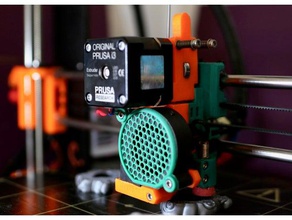50mm print fan blower guard prusa i3 3d printer accessories prusai3mk2 mk2 3d print model - Mito3D