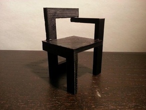 Kraliyet steltman sandalye model mobilya tasarım 3d print model - Mito3D