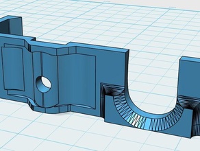 flex filament simple adaptateur de changement anet a8 3d l'imprimante extrudeuses pièces mise à niveau guide flexible ninjaflex 3d print model - Mito3D
