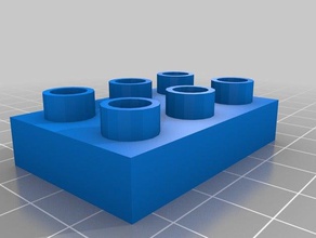 duplo 2x3x1 brinquedos jogos lego 3d print model - Mito3D