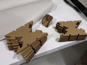 cardboard corners other lasercut packaging 3d print model - Mito3D