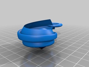 funky Halskette 1 kritische bling - Zubehör hinzufügen Kunst Treffer Würfel sterben dnd seltsam komisch 3d print model - Mito3D