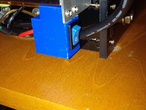 a8 power switch bracket 3d printer parts 3d print model - Mito3D