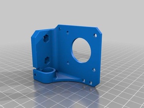 e3d titan mount prusa i3 rework 12mm induktive z-probe Drucker Teile 3d print model - Mito3D