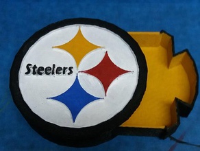 steelers box containers accessories football jewelry logo pittsburgh 3d print model - Mito3D