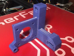 e3d titan monte makerfarm pegasus a impressora partes e3d-titan extrusora de montagem 12 3d print model - Mito3D