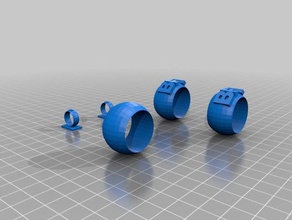 bff-ring set mok 2 3 d drucken 3d print model - Mito3D
