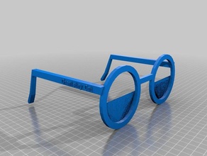 chimica gatto occhiali personalizzato 3d print model - Mito3D