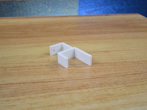cable management hook ikea linnmon table office 3d print model - Mito3D