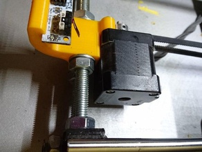 all-in-one prusa i3 rework motor holder 3d printer parts mount 3d print model - Mito3D