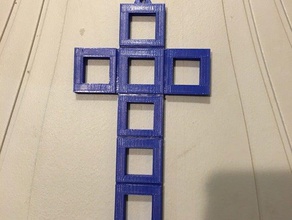 hangable cross decor christianity christian 3d print model - Mito3D