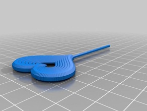 corazón pin de matemáticas arte 3d print model - Mito3D