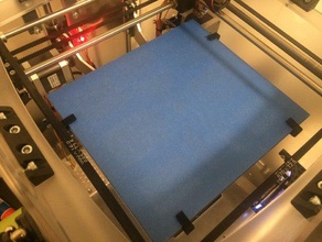 velleman vértice k8400 cama clipes 3d a impressora partes 3d print model - Mito3D