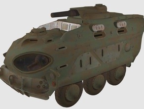 fallout 4 military vehicle video games car 3d print model - Mito3D