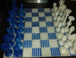 ajedrez les échecs jeu d'échecs 3d print model - Mito3D