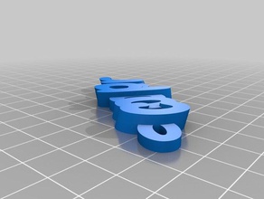 cooper key ring keychains customized 3d print model - Mito3D
