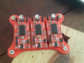 3 easydriver-Halter - Elektronik arduino 3d print model - Mito3D