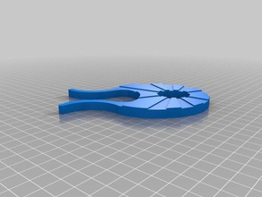 pequeno lucet garfo de fibra ferramenta tecelagem a arte as ferramentas diy fiberart 3d print model - Mito3D