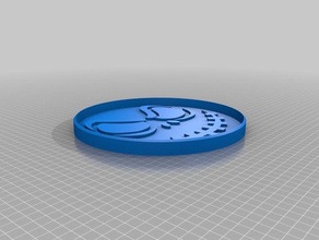 halloween face cookie kitchen dining 3d print model - Mito3D