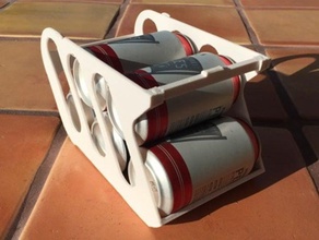 dispenser 12-oz cans organization organizer storage 3d print model - Mito3D
