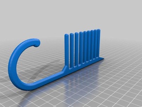 detangler comb Zubehör 3d print model - Mito3D