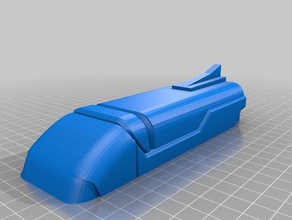 girar la parte superior-tl de tamaño completo halo pistola plasma props 3d print model - Mito3D