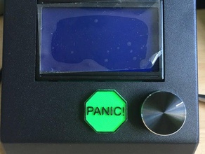 wanhao panic button 3d printing 3d print model - Mito3D
