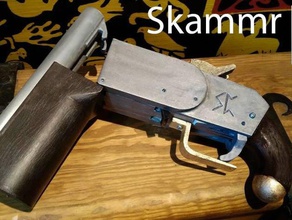 skammr airsoft sawed off shotgun ferramenta os titulares caixas assalto legal gadget jogo jogar rifle sawed-off serrada softair 3d print model - Mito3D