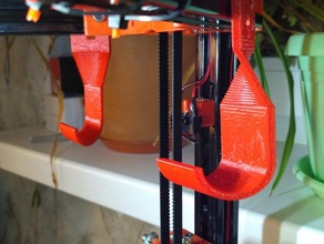 trenzado de desplazamiento inferior cola soportes 2020 3 d la impresora partes personalizado kossel soporte bobina montaje 3d print model - Mito3D