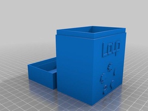 loup-box office angepasst 3d print model - Mito3D
