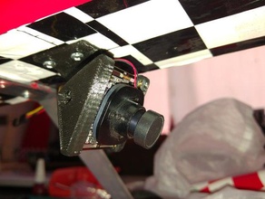 rc fpv cam holder vehicles 3d print model - Mito3D