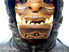 tribal mask costume costumechallenge 3d print model - Mito3D