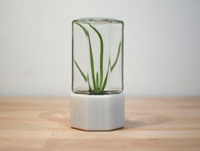 jam jar miniature greenhouse outdoor garden flower glass plant 3d print model - Mito3D