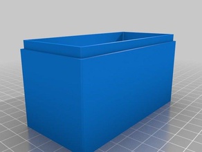mittlere box mit Deckel Container Lagerung 3d print model - Mito3D