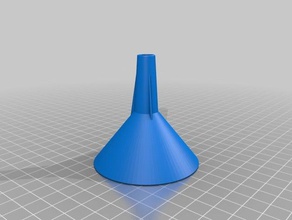 small funnel kitchen dining kitchenware laboratory 3d print model - Mito3D